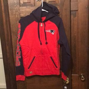 Reebok Red and Navy Patriots Hoodie